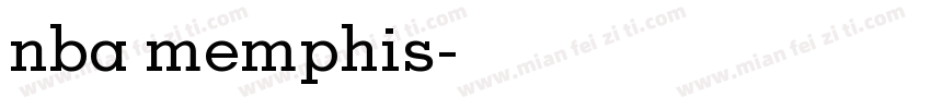 nba memphis字体转换